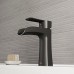 VIGO VG01041 Paloma Solid Brass Single Hole Bathroom Sink Faucet  Premium 7-Layer Plated Matte Black Finish - B07B8T4CWL
